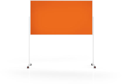 MAGNETOPLAN Design-Moderatorentafel VP 1181144 Filz, orange 1000x1800mm