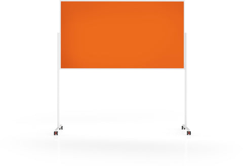 MAGNETOPLAN Design-Moderatorentafel VP 1181144 Filz, orange 1000x1800mm