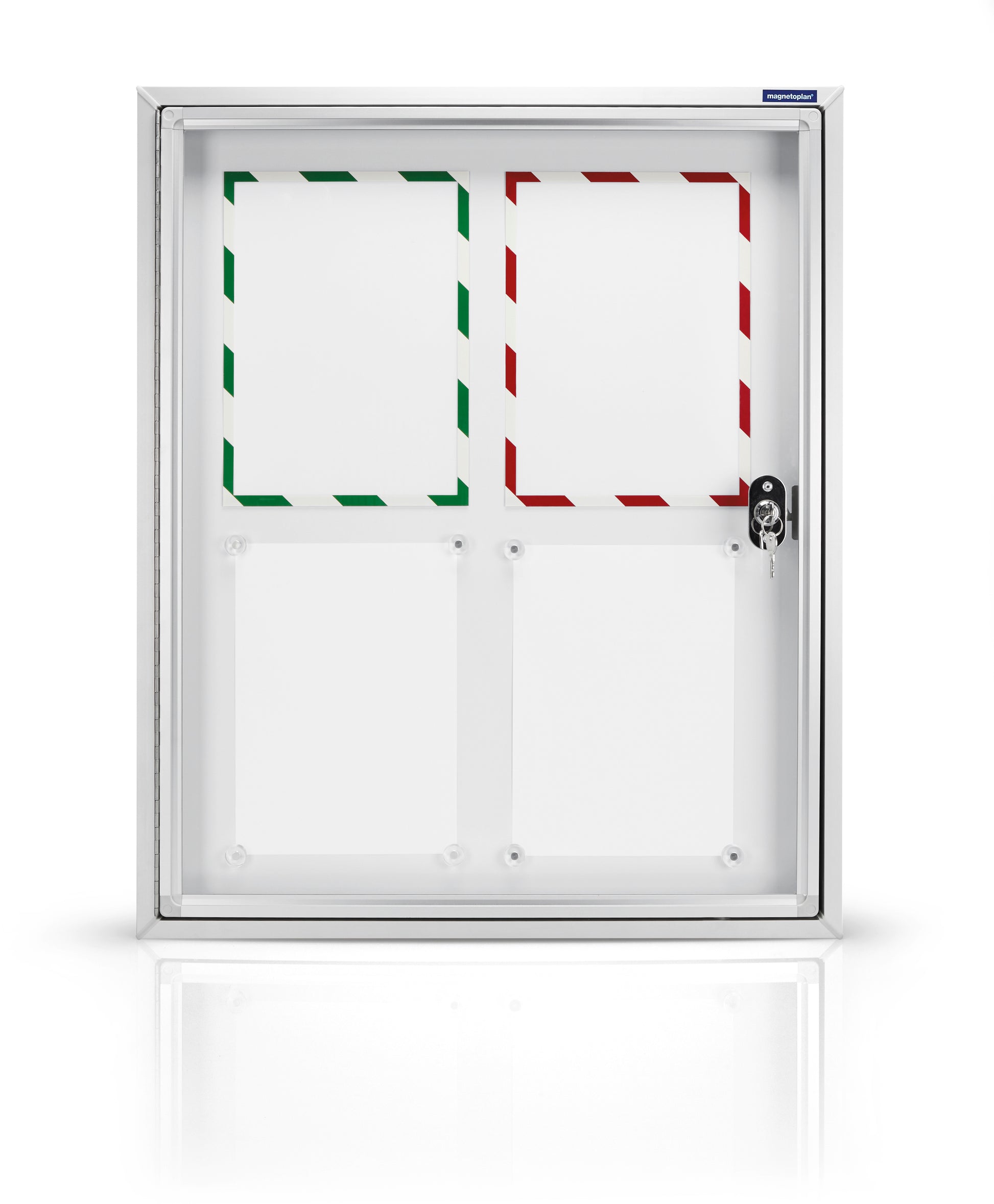 MAGNETOPLAN Schaukasten CC 650x780x65mm 1214000 Outdoor, magnetisch 4x A4