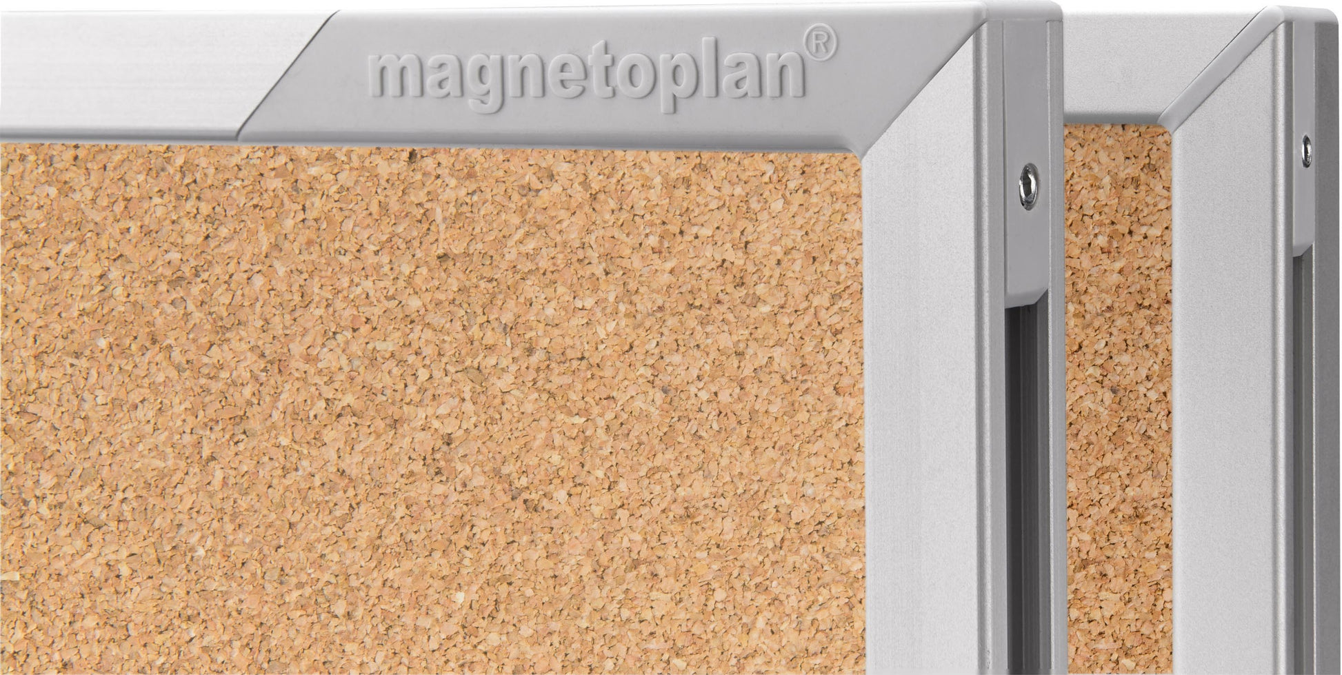 MAGNETOPLAN Schaukasten SP 610x730x40mm 1215024 Indoor, Kork 4xA4