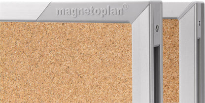MAGNETOPLAN Schaukasten SP 610x730x40mm 1215024 Indoor, Kork 4xA4