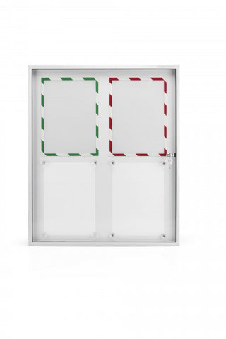 MAGNETOPLAN Schaukasten SP 1120x1085x40mm 1215300 Indoor, magnetisch 12x A4