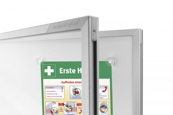 MAGNETOPLAN Schaukasten SP 1120x1085x40mm 1215300 Indoor, magnetisch 12x A4