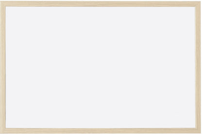 MAGNETOPLAN Whiteboard mit Holzrahmen 121927 Stahl 800x600mm