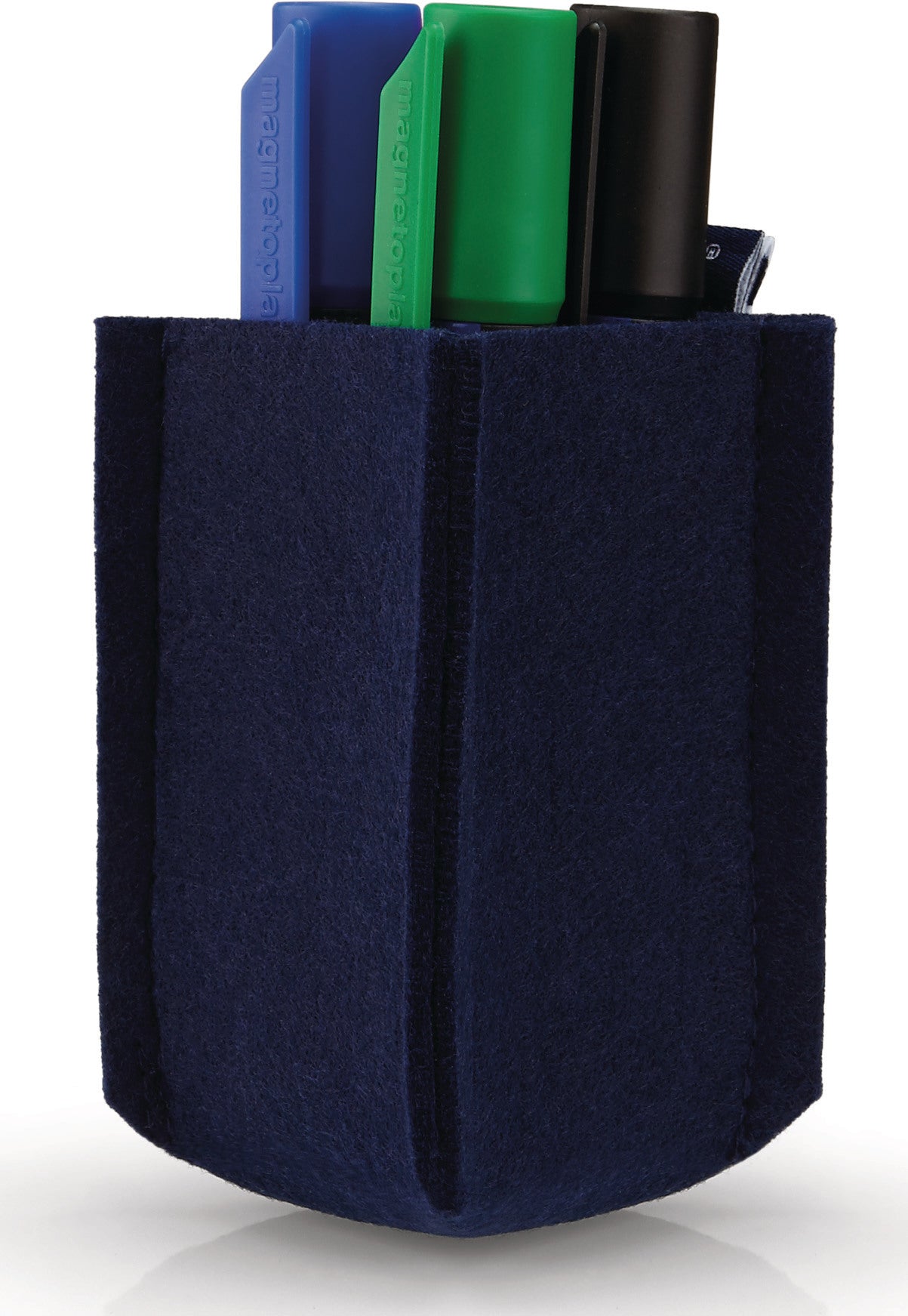 MAGNETOPLAN Stiftehalter magnetoTray S 1227614 blau, Filz recyceled