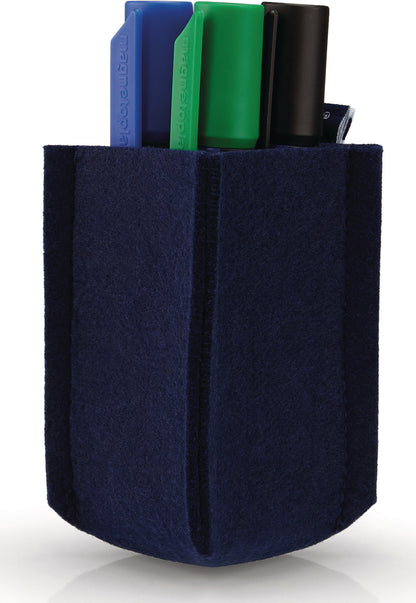 MAGNETOPLAN Stiftehalter magnetoTray S 1227614 blau, Filz recyceled