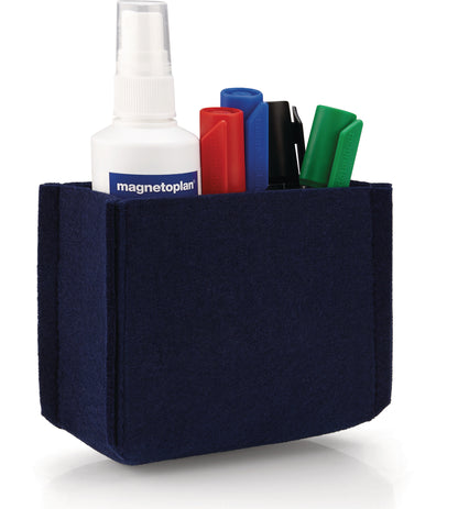 MAGNETOPLAN Stiftehalter magnetoTray M 1227714 blau, Filz recyceled
