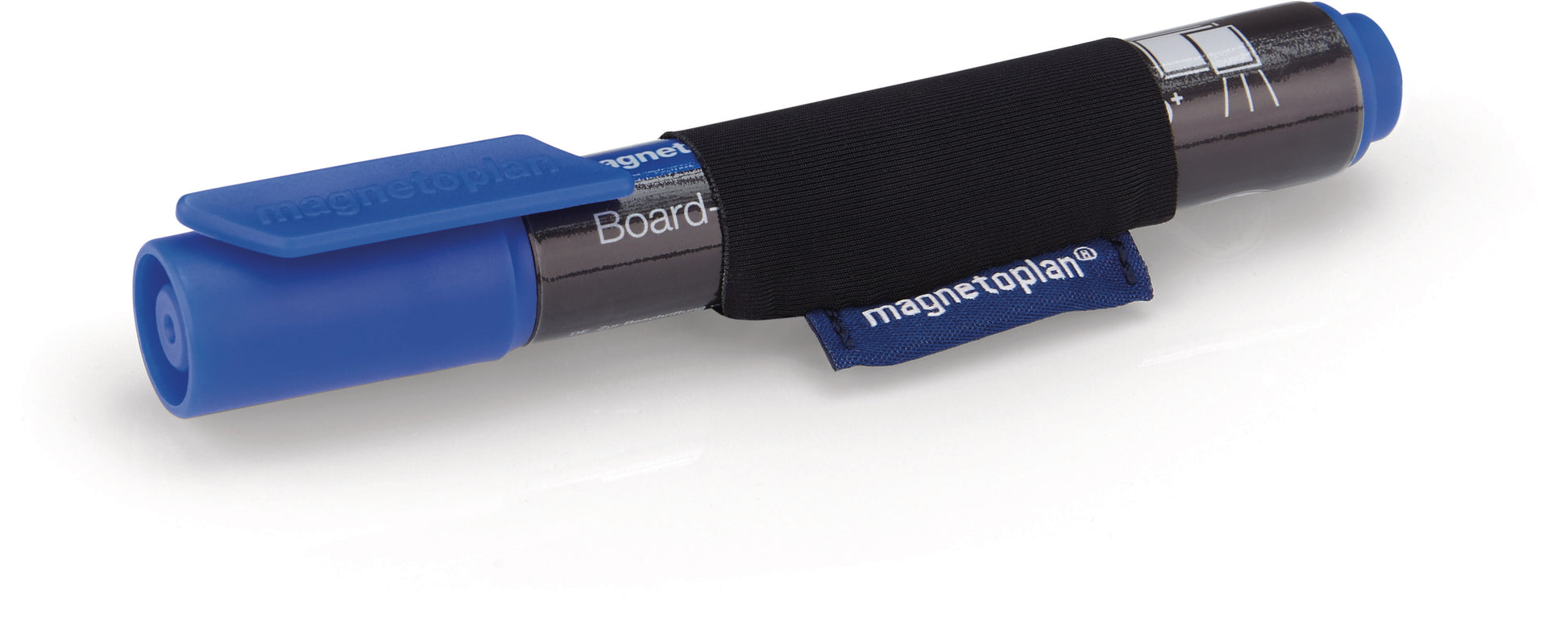 MAGNETOPLAN Stiftehalter magnetoSleeve 12284 blau, magnetisch 4 Stück