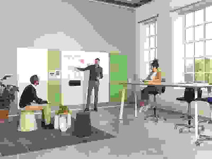 MAGNETOPLAN Design-Thinking Whiteboard Set 12412192 mit Base 178x90cm