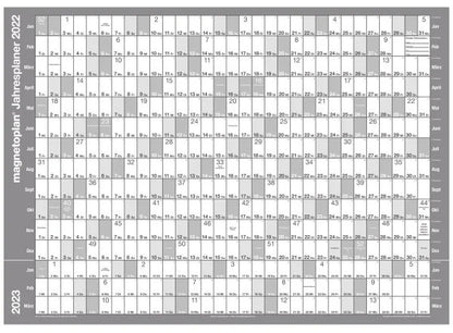 MAGNETOPLAN Datumslot 600mm 1246060 Acryl, für Planer