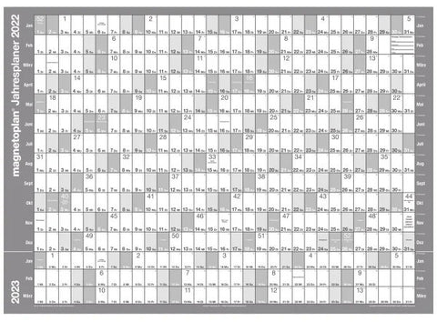 MAGNETOPLAN Datumslot 600mm 1246060 Acryl, für Planer