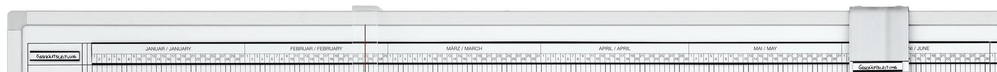 MAGNETOPLAN Kopfleiste mit U-Profil DE 12781 1. Halbjahr, 7-Tage 5,5mm