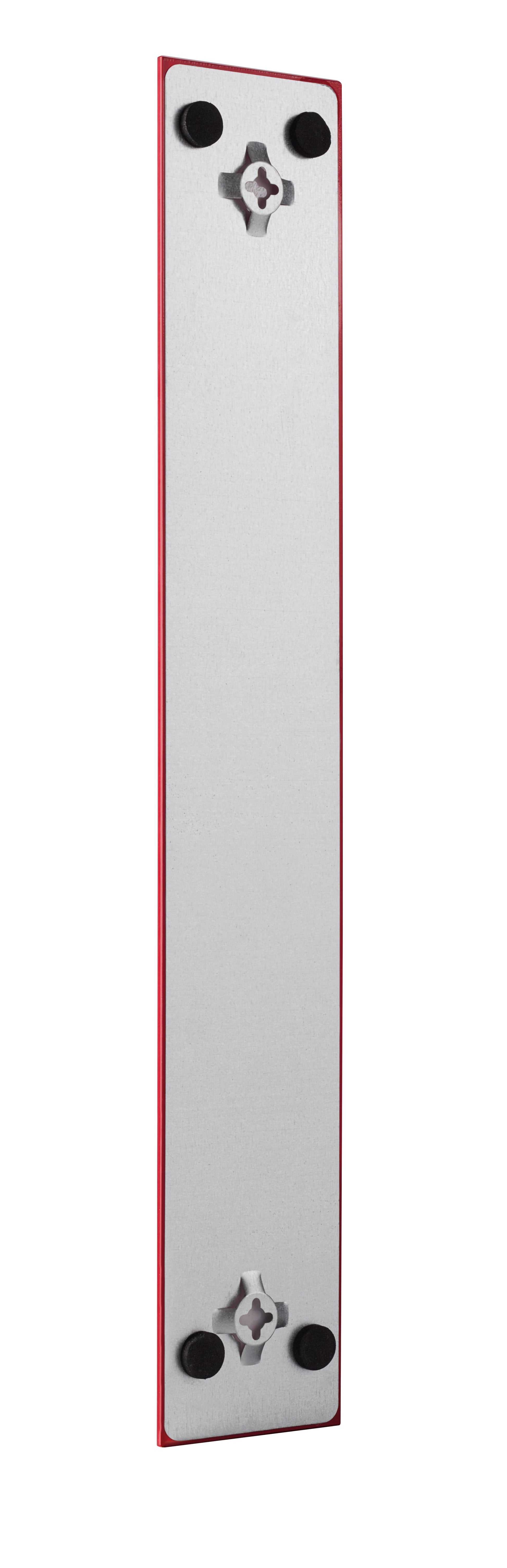 MAGNETOPLAN Design-Glasboard 100x600mm 13400006 rot, magnetisch
