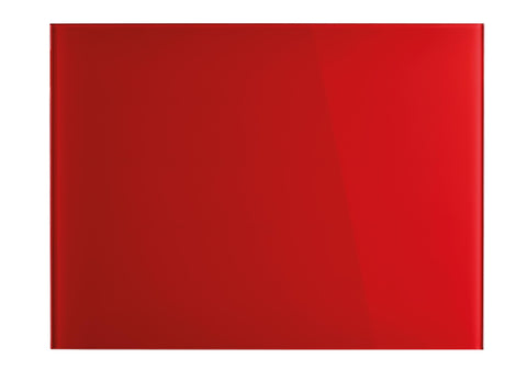 MAGNETOPLAN Design-Glasboard 800x600mm 13403006 rot, magnetisch