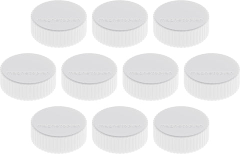MAGNETOPLAN Magnet Discofix Magnum 1660000 weiss, ca. 2 kg 10 Stk.
