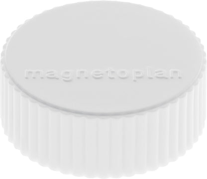MAGNETOPLAN Magnet Discofix Magnum 1660000 weiss, ca. 2 kg 10 Stk.