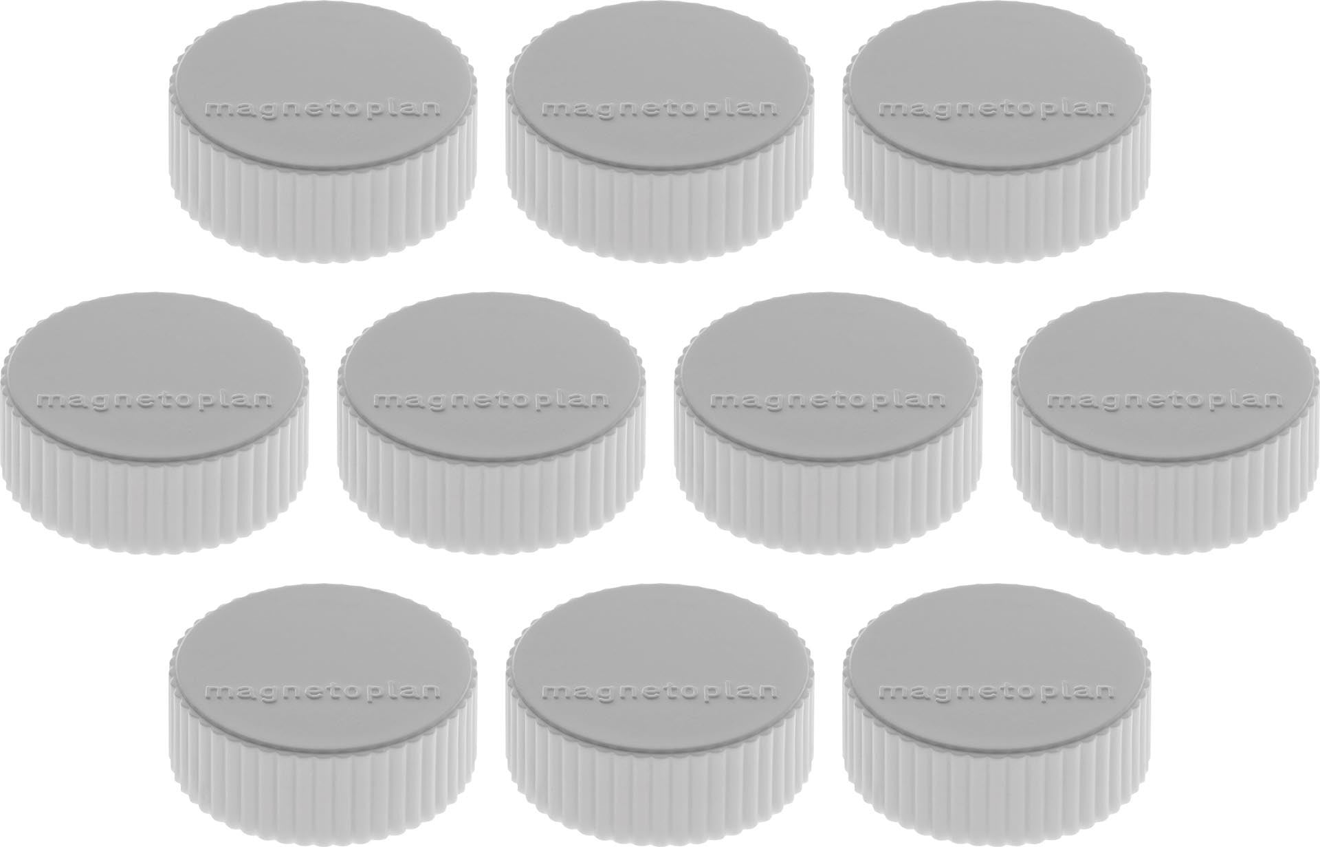 MAGNETOPLAN Magnet Discofix Magnum 1660001 grau, ca. 2 kg 10 Stk.