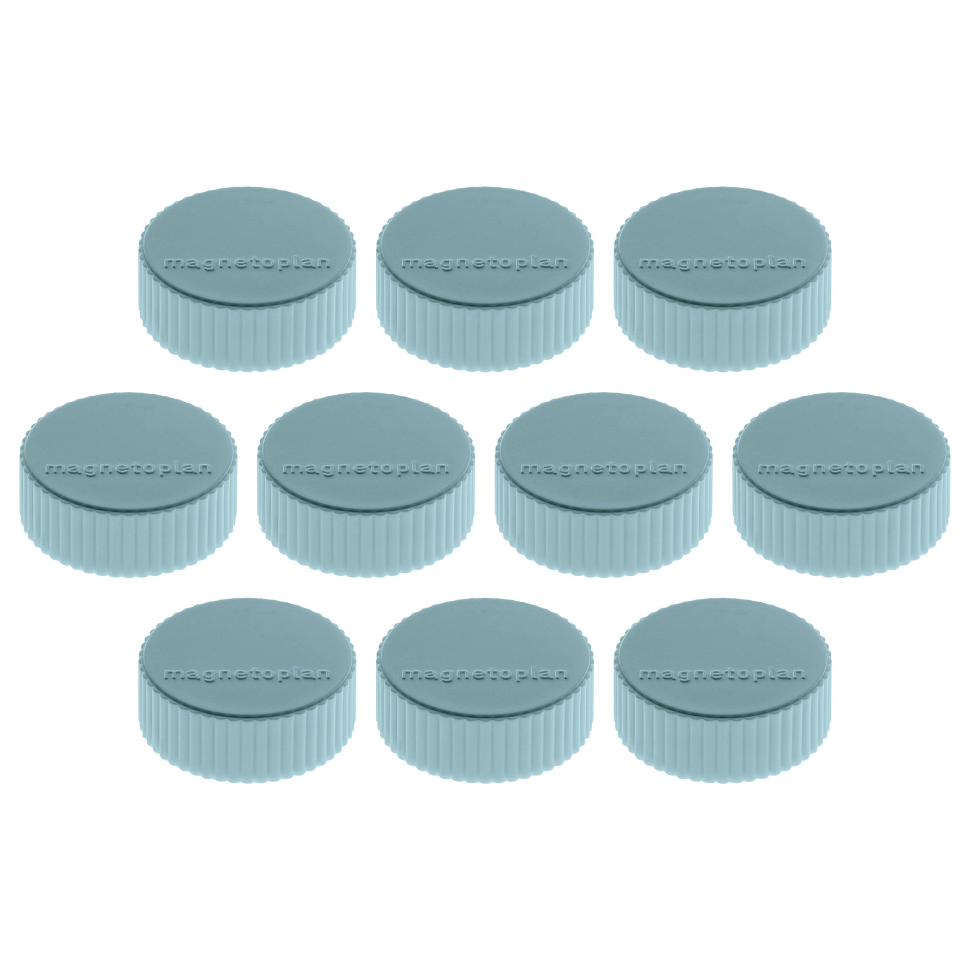 MAGNETOPLAN Magnet Discofix Magnum 1660003 hellblau, ca. 2kg 10 Stk.