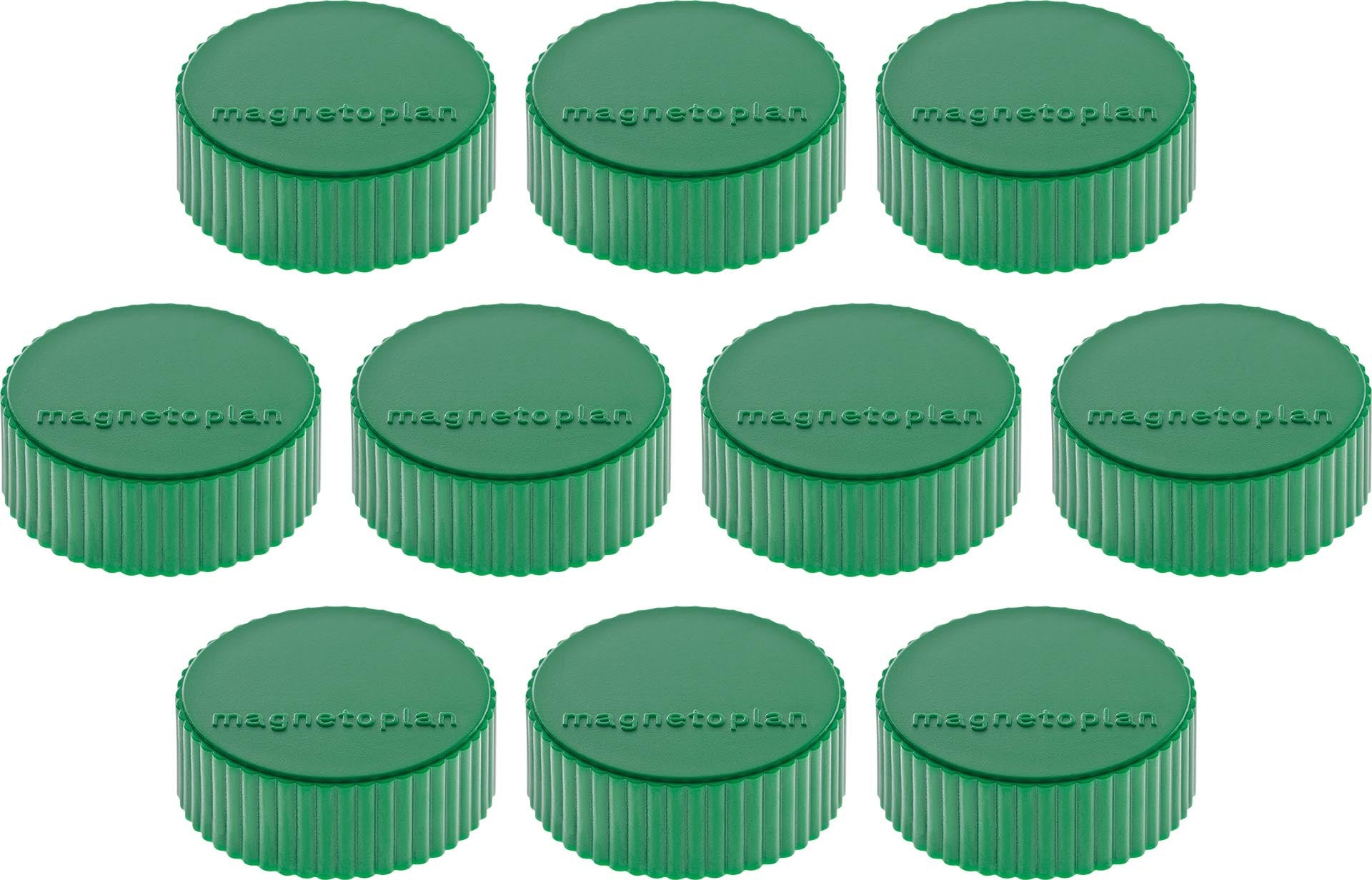 MAGNETOPLAN Magnet Discofix Magnum 1660005 grün, ca. 2 kg 10 Stk.
