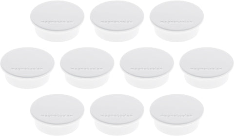MAGNETOPLAN Magnet Discofix Color 40mm 1662000 weiss, ca. 2.2 kg 10 Stk.