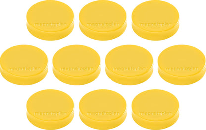 MAGNETOPLAN Magnet Ergo Medium 10 Stk. 16640102 goldgelb 30mm