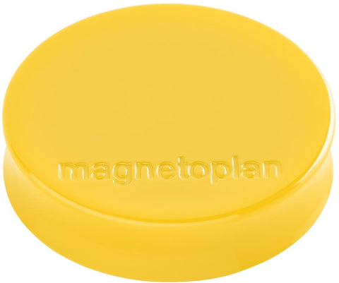 MAGNETOPLAN Magnet Ergo Medium 10 Stk. 16640102 goldgelb 30mm
