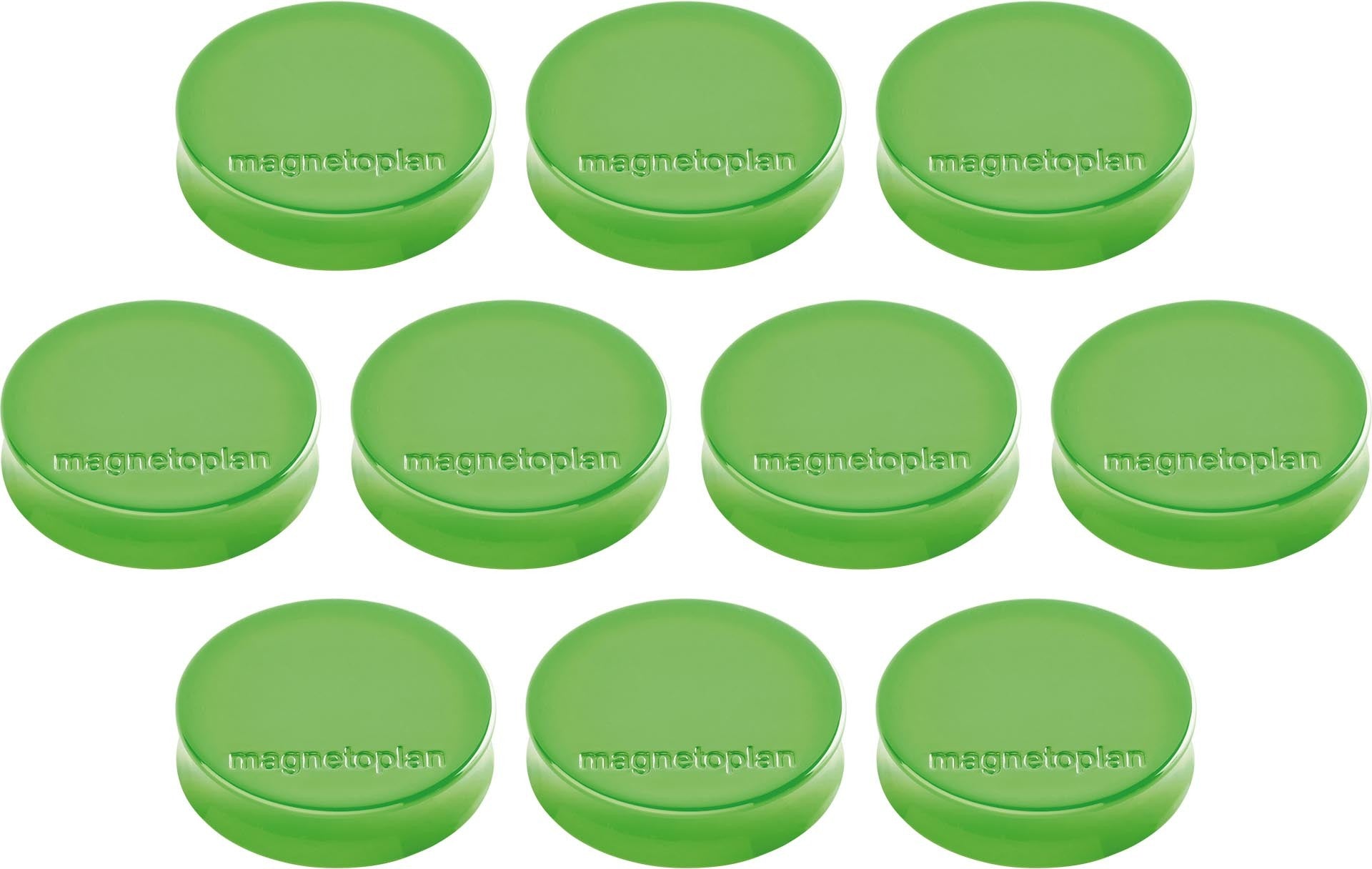 MAGNETOPLAN Magnet Ergo Medium 10 Stk. 16640105 maigrün 30mm