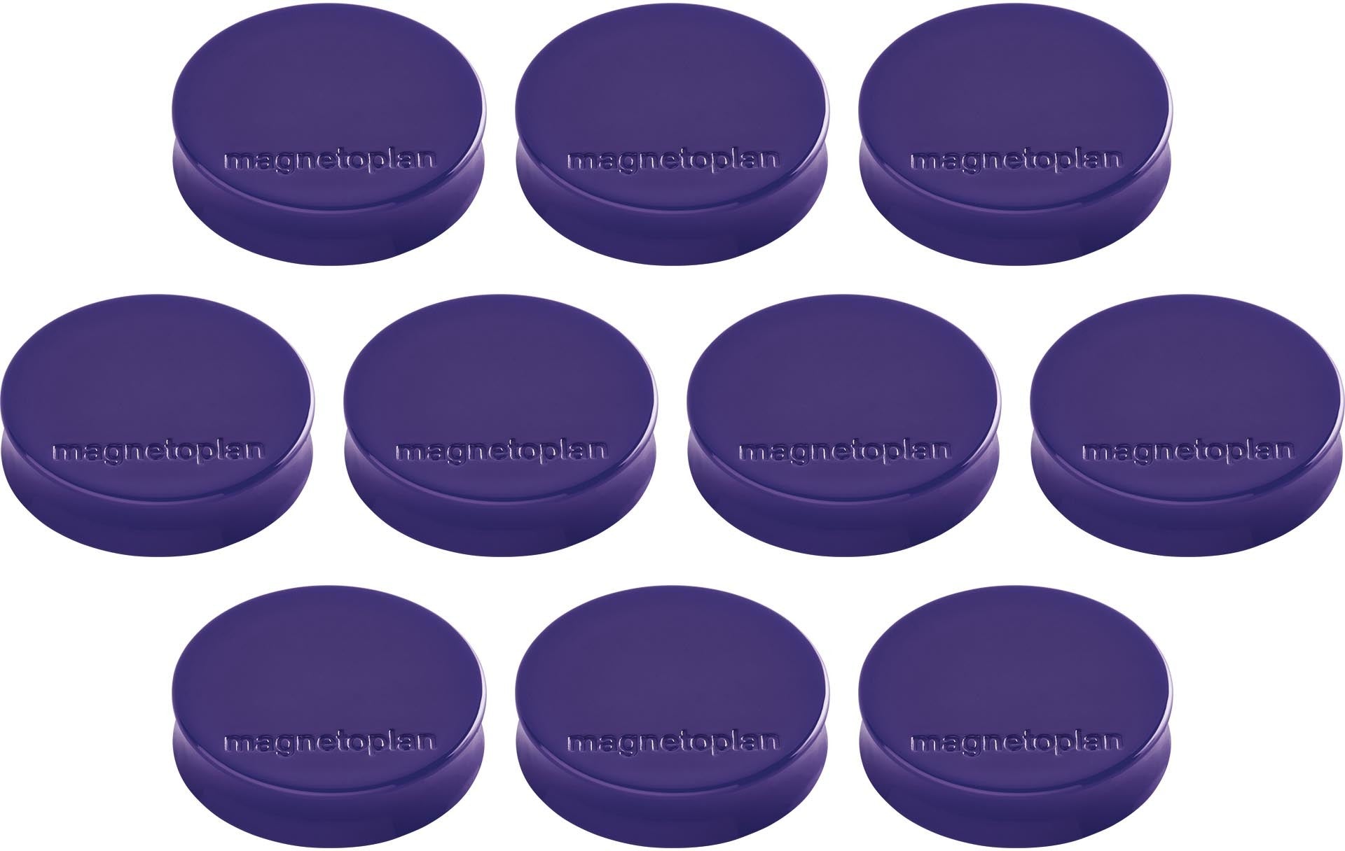 MAGNETOPLAN Magnet Ergo Medium 10 Stk. 1664011 violett 30mm