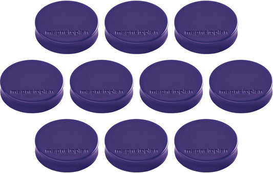MAGNETOPLAN Magnet Ergo Medium 10 Stk. 1664011 violett 30mm