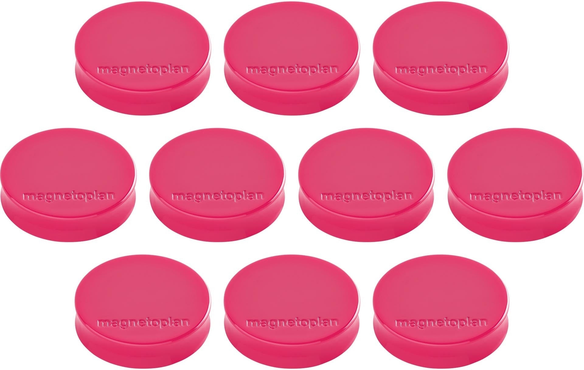 MAGNETOPLAN Magnet Ergo Medium 10 Stk. 1664018 pink 30mm
