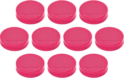 MAGNETOPLAN Magnet Ergo Medium 10 Stk. 1664018 pink 30mm