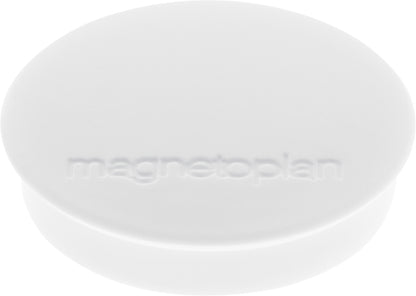 MAGNETOPLAN Magnet Discofix Standard 30mm 1664200 weiss, ca. 0.7 kg 10 Stk.