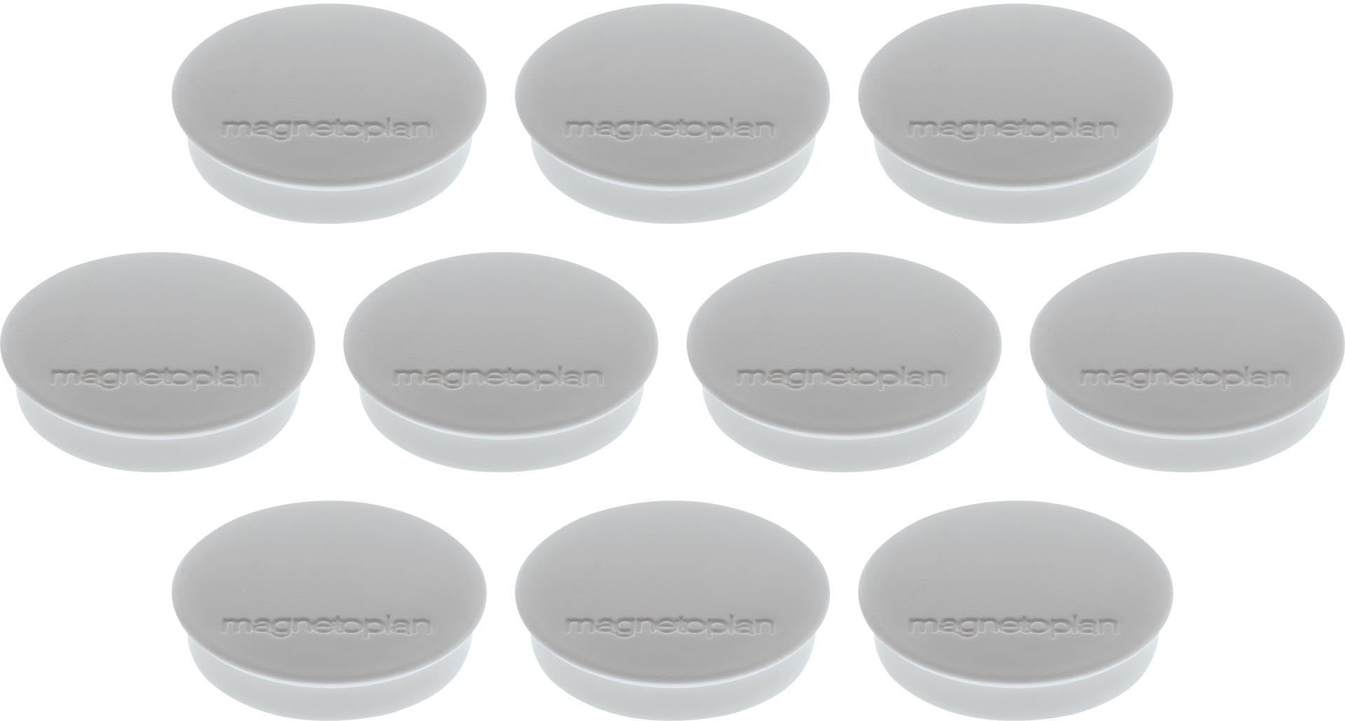 MAGNETOPLAN Magnet Discofix Standard 30mm 1664201 grau, ca. 0.7 kg 10 Stk.