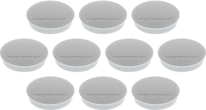 MAGNETOPLAN Magnet Discofix Standard 30mm 1664201 grau, ca. 0.7 kg 10 Stk.
