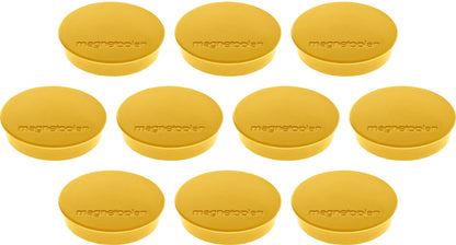 MAGNETOPLAN Magnet Discofix Standard 30mm 1664202 gelb ca. 0.6 kg 10 Stk.