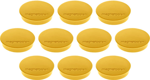 MAGNETOPLAN Magnet Discofix Standard 30mm 1664202 gelb ca. 0.6 kg 10 Stk.
