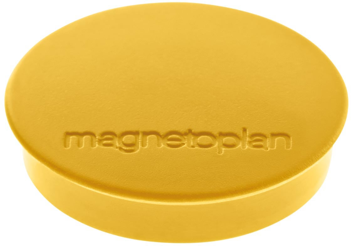 MAGNETOPLAN Magnet Discofix Standard 30mm 1664202 gelb ca. 0.6 kg 10 Stk.