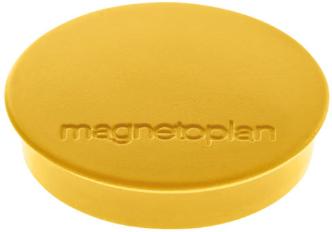 MAGNETOPLAN Magnet Discofix Standard 30mm 1664202 gelb ca. 0.6 kg 10 Stk.