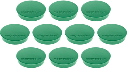 MAGNETOPLAN Magnet Discofix Standard 30mm 1664205 grün, ca. 0.7 kg 10 Stk.