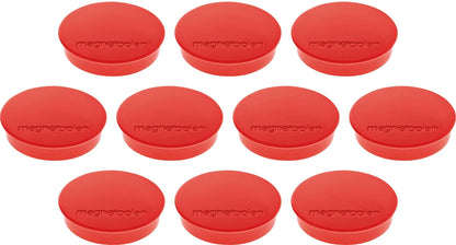 MAGNETOPLAN Magnet Discofix Standard 30mm 1664206 rot, ca. 0.7 kg 10 Stk.