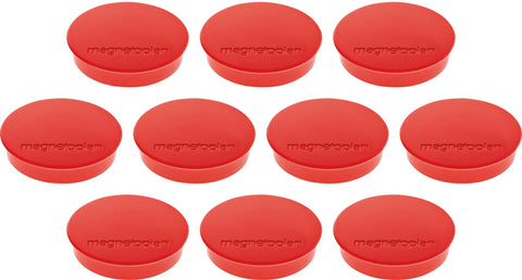 MAGNETOPLAN Magnet Discofix Standard 30mm 1664206 rot, ca. 0.7 kg 10 Stk.