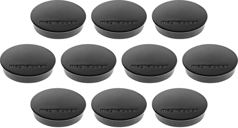 MAGNETOPLAN Magnet Discofix Standard 30mm 1664212 schwarz, ca. 0.7 kg 10 Stk.