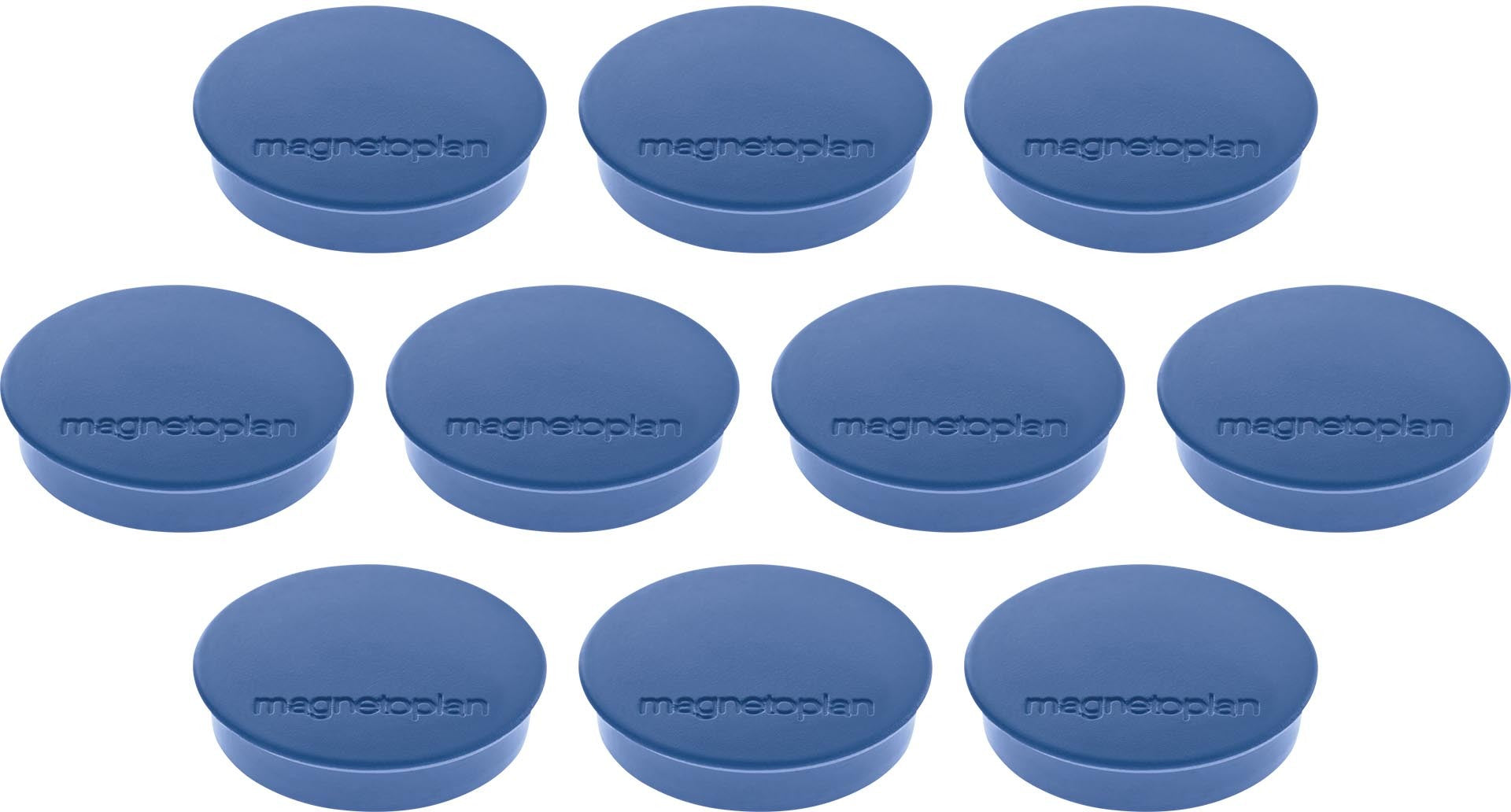 MAGNETOPLAN Magnet Discofix Standard 30mm 1664214 dunkelblau, ca. 0.7 kg 10 Stk.