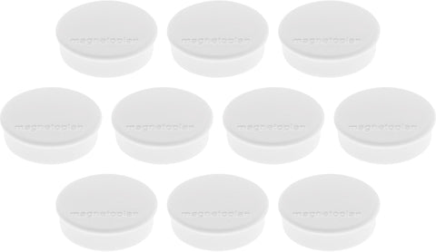 MAGNETOPLAN Magnet Discofix Hobby 24mm 1664500 weiss, ca. 0.3 kg 10 Stk.