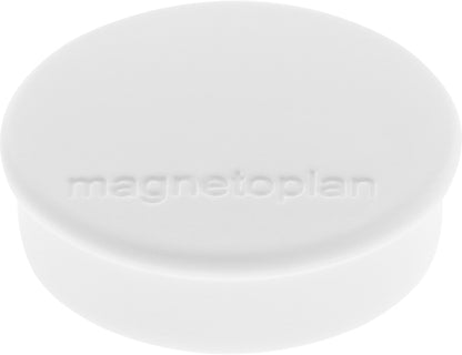 MAGNETOPLAN Magnet Discofix Hobby 24mm 1664500 weiss, ca. 0.3 kg 10 Stk.