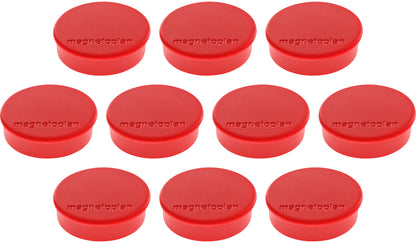 MAGNETOPLAN Magnet Discofix Hobby 24mm 1664506 rot, ca. 0.3 kg 10 Stk.