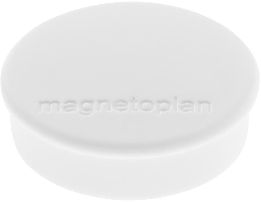MAGNETOPLAN Haltemagnete Hobby 16645600 weiss, Blister 6 Stk.