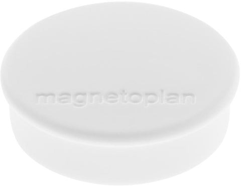 MAGNETOPLAN Haltemagnete Hobby 16645600 weiss, Blister 6 Stk.