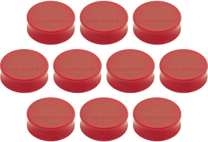 MAGNETOPLAN Magnet Ergo Large 10 Stk. 1665006 rot 34mm