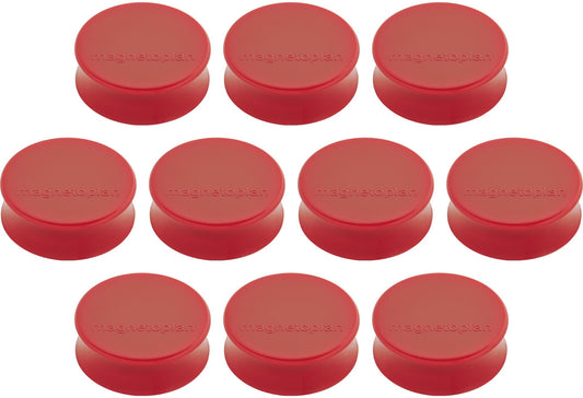 MAGNETOPLAN Magnet Ergo Large 10 Stk. 1665006 rot 34mm